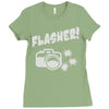 flasher Ladies Fitted T-Shirt