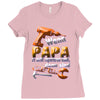 wenn papa Ladies Fitted T-Shirt