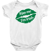 kiss me i am irish Baby Onesie