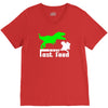 dino fast food  fun V-Neck Tee