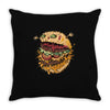 monster burger (2) Throw Pillow