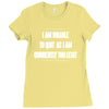 i am unable to quit as i am currently too legit Ladies Fitted T-Shirt