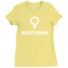 vagitarian sex hetero bucks night vegetarian male female costume Ladies Fitted T-Shirt
