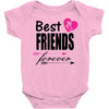 best friends forever Baby Bodysuit