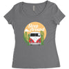 Sleep Around Women's Triblend Scoop T-shirt