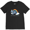 real unicorns have curves V-Neck Tee