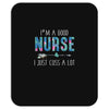 i'm a good nurse i just cuss a lot Mousepad