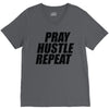 pray hustle repeat V-Neck Tee