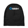 geek' (power on button) Baby Beanies