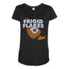 frigid flakes Maternity Scoop Neck T-shirt