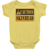 caution skinhead, ideal birthday gift or present Baby Onesie