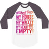my heart is empty 3/4 Sleeve Shirt