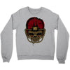 american football skull Crewneck Sweatshirt