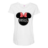 Mr. and Mrs. Matching Maternity Scoop Neck T-shirt