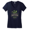 green dragon lager Women's V-Neck T-Shirt