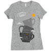 coffee addict Ladies Fitted T-Shirt