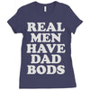 top dad bod Ladies Fitted T-Shirt