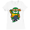 lucky turtle Ladies Fitted T-Shirt