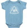 all seeing eye Baby Onesie