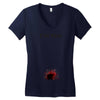 i'm fine gunshot Women's V-Neck T-Shirt