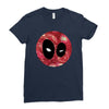 Starry Night Deadpool Ladies Fitted T-Shirt