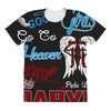 Good Girl Go To Heaven Bad Girl Ride With Daryl All Over Women's T-shirt