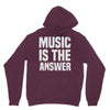 music is the answer Hoodie