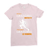 the best grandpas go running Ladies Fitted T-Shirt