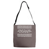 types of people understand binary code Adjustable Strap Totes