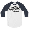 The Real Boss 3/4 Sleeve Shirt