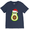santa avocado V-Neck Tee