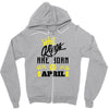 Kings Are Born In April Zipper Hoodie