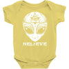 alien believe Baby Onesie