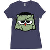 monster owls   frankenstein Ladies Fitted T-Shirt