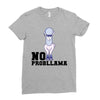 no probllama Ladies Fitted T-Shirt