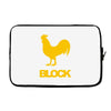 cock block Laptop sleeve