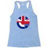mod union jack, ideal gift, birthday present Racerback Tank