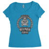 fil's gym for gods and heros Women's Triblend Scoop T-shirt