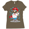 respect line Ladies Fitted T-Shirt