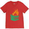 2016 dumpster fire V-Neck Tee