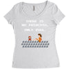 there is no princess Women's Triblend Scoop T-shirt