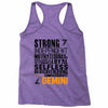 Strong Independent Motivated Gemini Racerback Tank