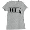 problem solved funny t shirt marriage wife beer s 3xl Ladies Fitted T-Shirt
