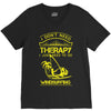 I Don't Need Therapy Just to Go Windsurfing V-Neck Tee