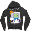 and someday i'm going to be a real boy Zipper Hoodie