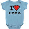 i love emma Baby Onesie