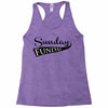 sunday funday Racerback Tank