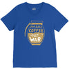make coffee not war V-Neck Tee