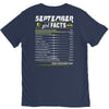 September Girl Facts Libra V-Neck Tee