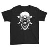 butter skull black Youth Tee